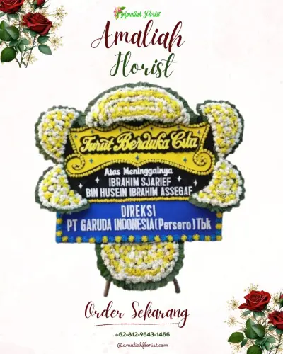 Papan Bunga Duka di Sumberadi
